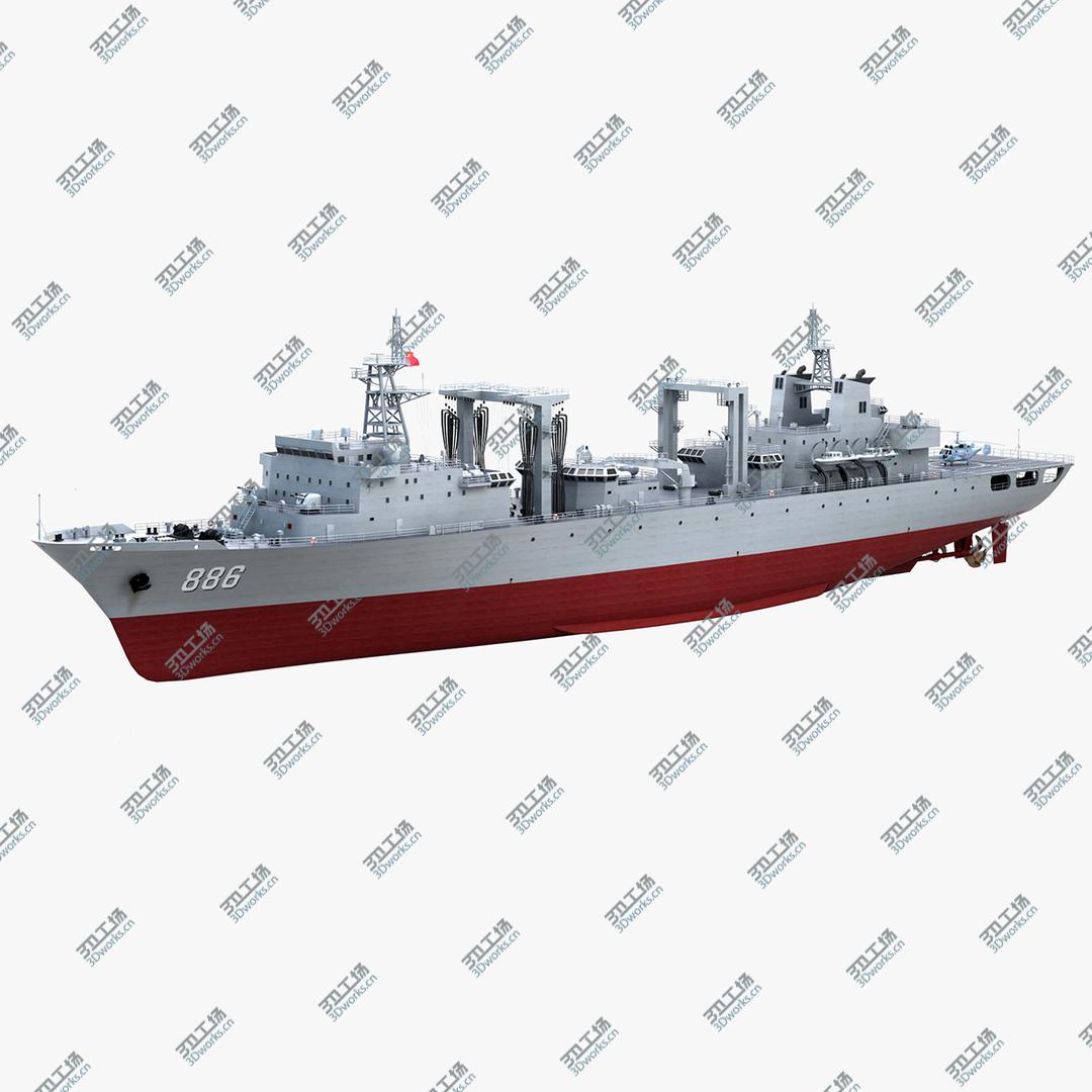 images/goods_img/2021040233/Chinese Navy Type 903  Auxiliary Ship 3D model/1.jpg